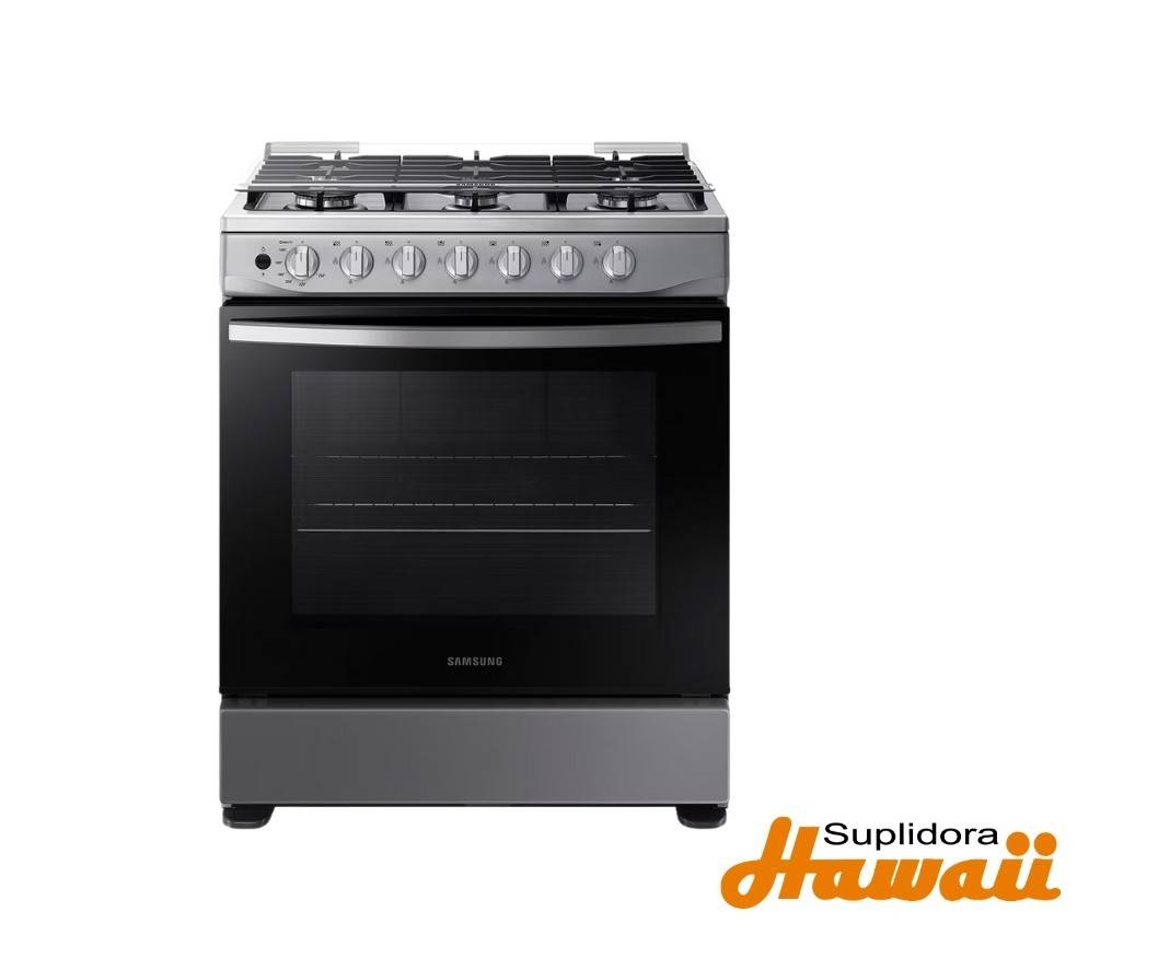 ESTUFA SAMSUNG 30 NX52D3000MV/AX 6/H SATINADA/NEGRA T